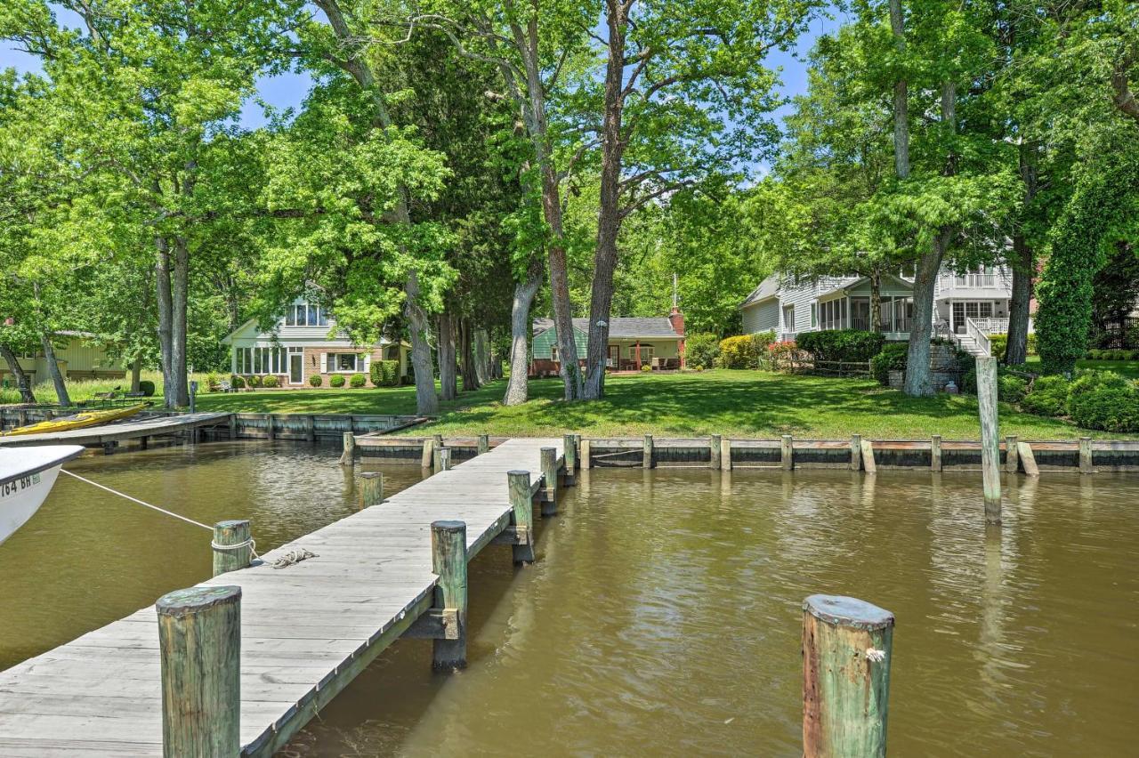 Waterfront Annapolis Home Fire Pit And Fishing Pier Экстерьер фото
