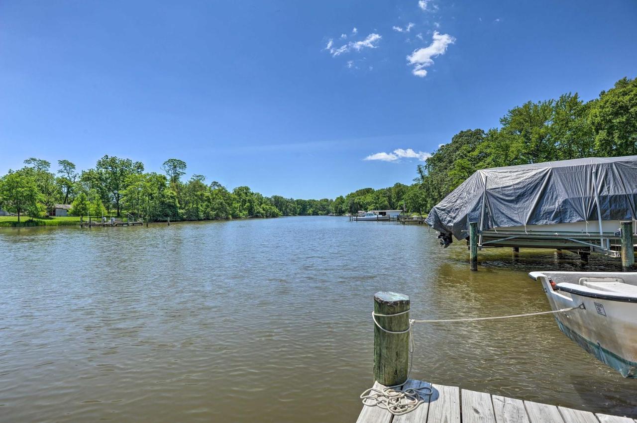 Waterfront Annapolis Home Fire Pit And Fishing Pier Экстерьер фото