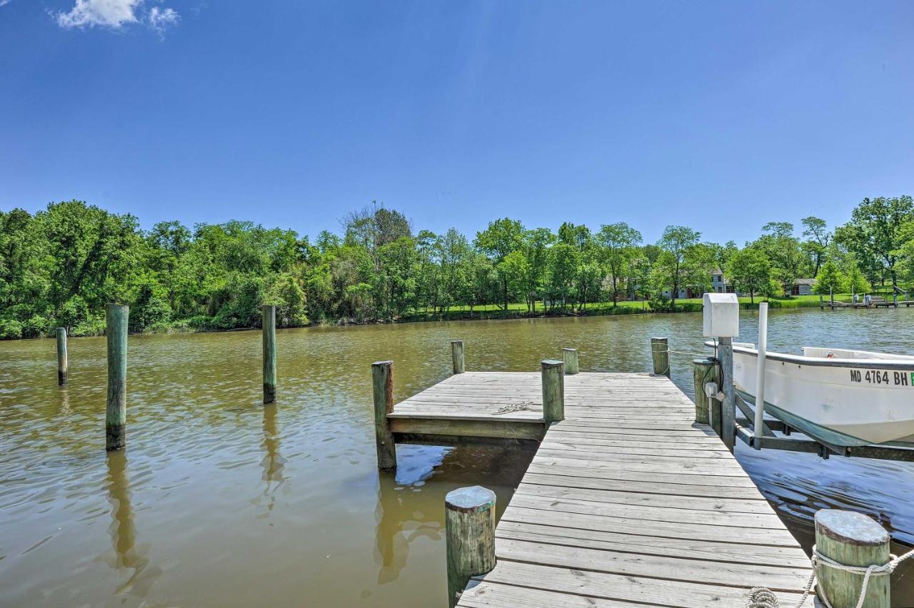 Waterfront Annapolis Home Fire Pit And Fishing Pier Экстерьер фото